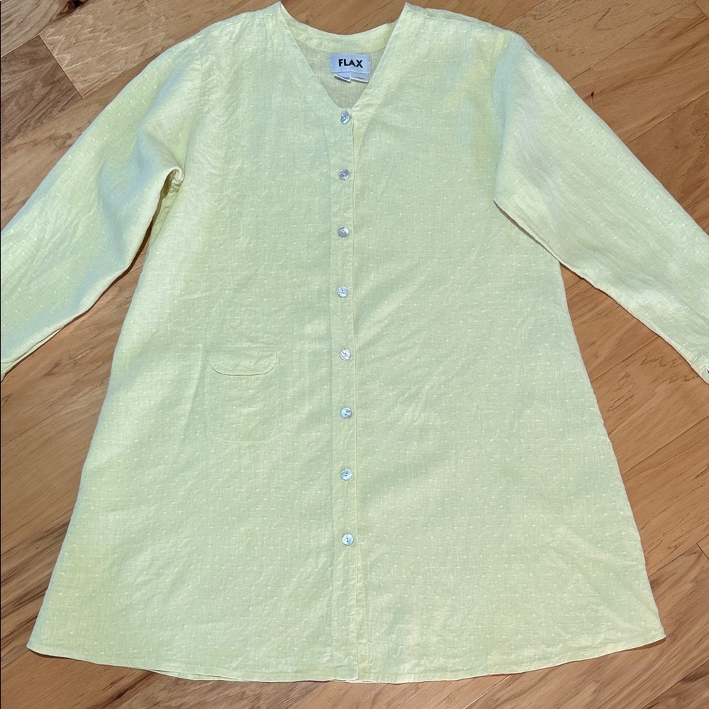 FLAX Pastel Dress Tunic Textured